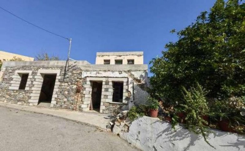 Exantis Kreta, Exantis: Unvollendetes, teilweise renoviertes Haus zum Verkauf in der Nähe von Bali Haus kaufen